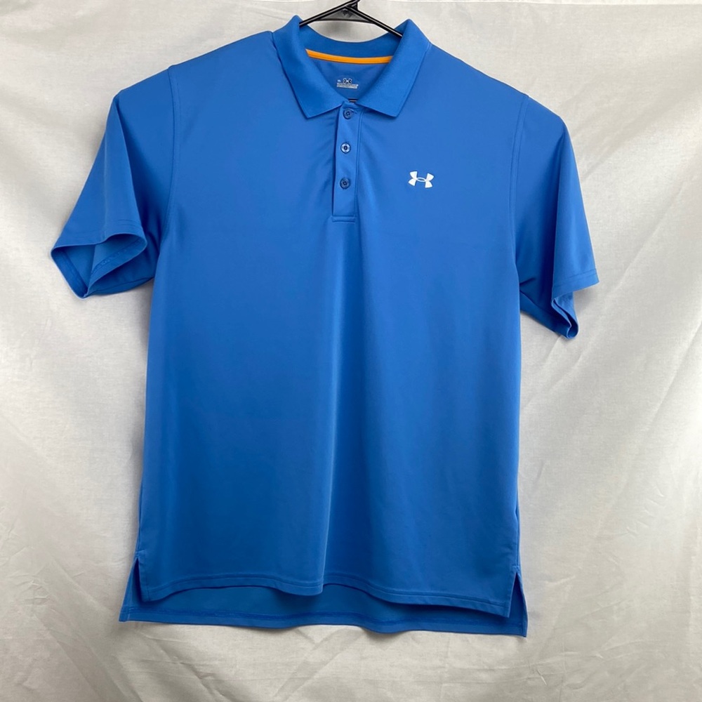 Men’s under armor polo size XL blue